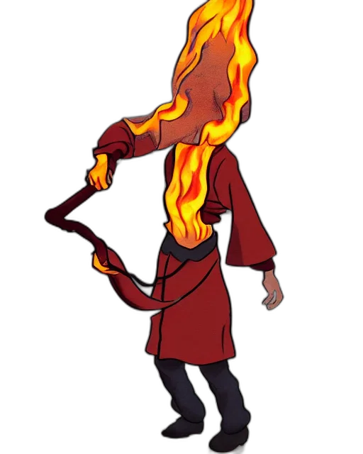 staff, jacket, mask, weapon, concept art, pixel art, cartoon, fantasy art transparent PNG cut-out