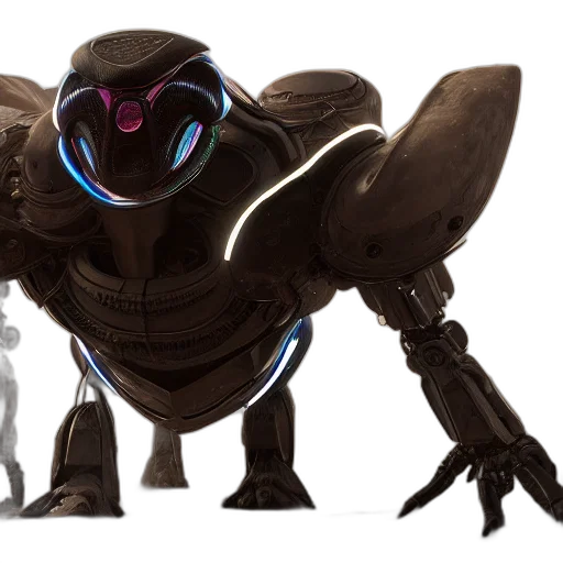 robot, creature, animal, weapon transparent PNG cut-out