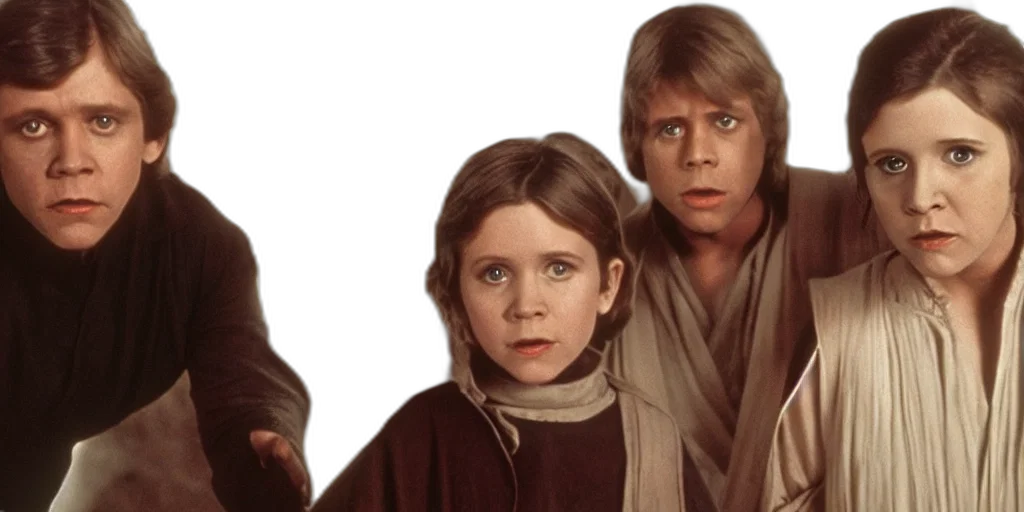 film, still, carrie, fisher, mark, hamill, children, new transparent PNG cut-out
