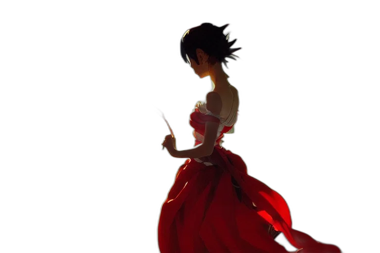 dress, sword, weapon, staff transparent PNG cut-out