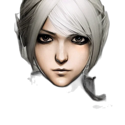 face, mask, crown, fantasy art, concept art, photorealistic, comic book art, monochrome transparent PNG cut-out