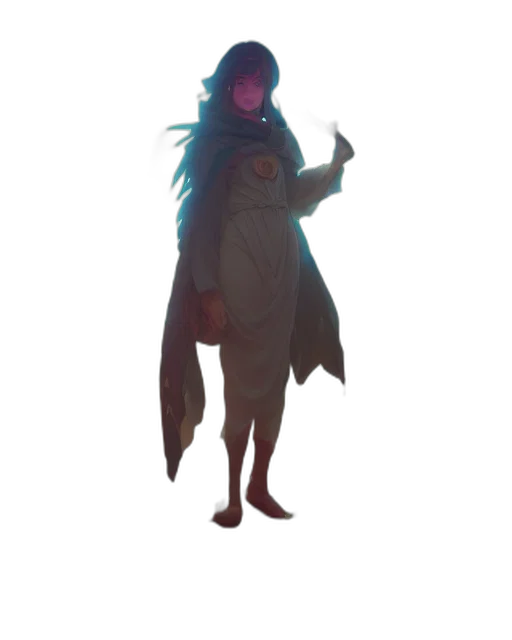 staff, dress, jacket, creature, concept art, fantasy art, pixel art, cyberpunk transparent PNG cut-out