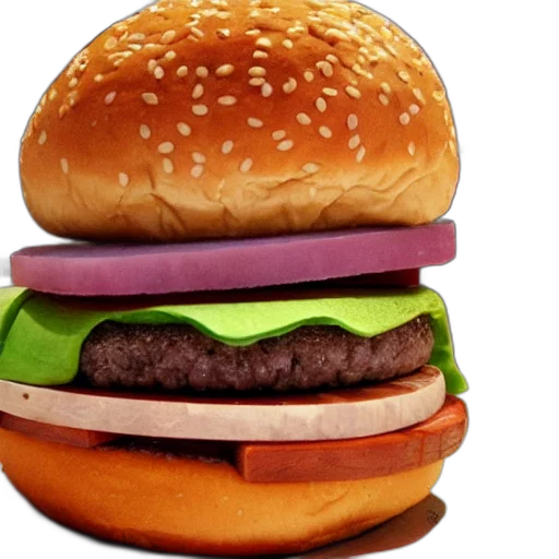 food, animal, weapon, 3d render transparent PNG cut-out