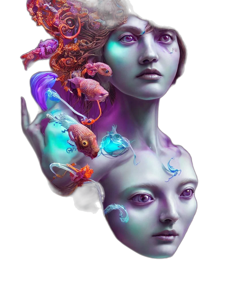 mask, face, crown, robot transparent PNG cut-out