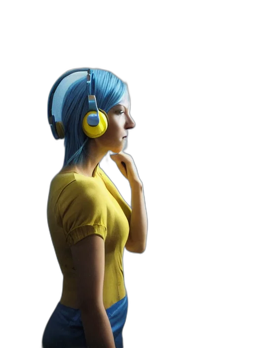 face, concept art, 3d render, photorealistic transparent PNG cut-out