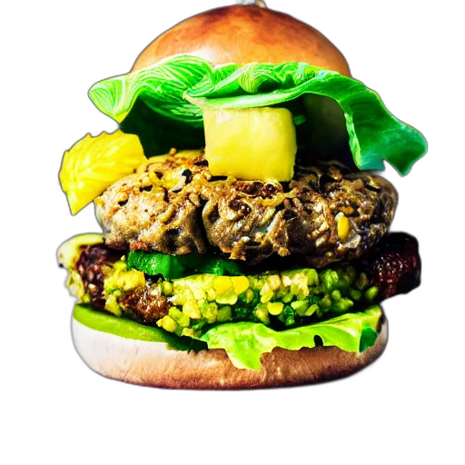 food, animal, photorealistic, 3d render transparent PNG cut-out
