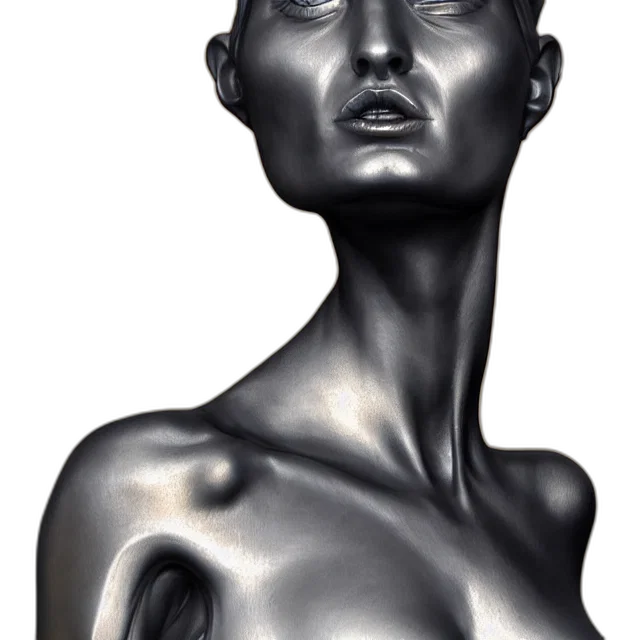 face, jewelry, mask, crown, photorealistic, 3d render, concept art, oil painting transparent PNG cut-out