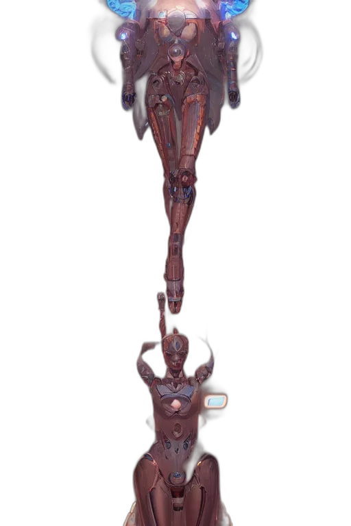 staff, robot, weapon, creature transparent PNG cut-out