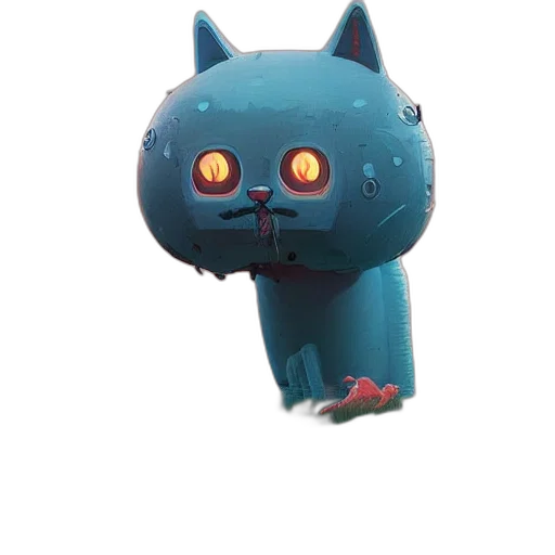 creature, robot, mask, staff, concept art, 3d render, fantasy art, pixel art transparent PNG cut-out