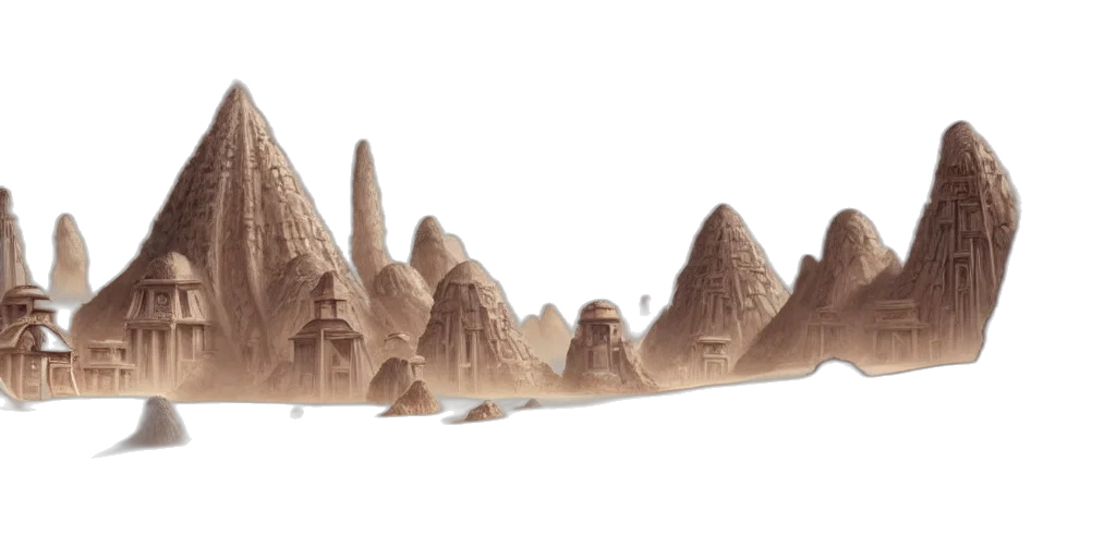 concept art, 3d render, fantasy art, photorealistic, fog, forest, snow, outer space transparent PNG cut-out
