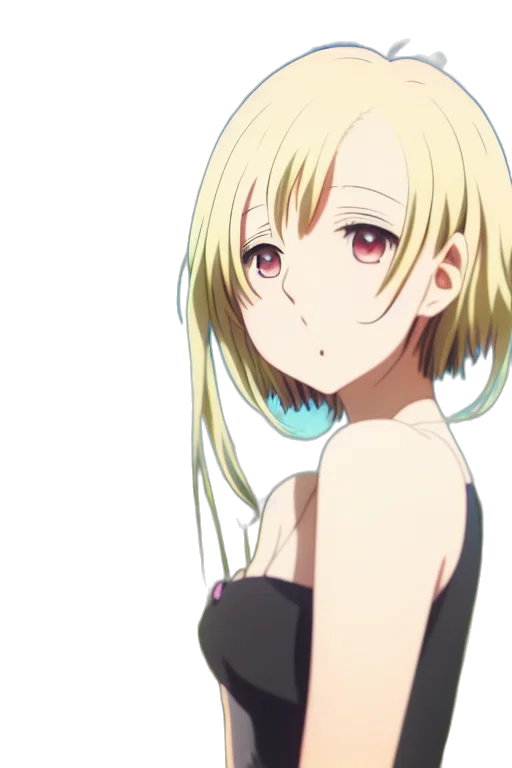 dress, staff, face, weapon, anime, cartoon, photorealistic, concept art transparent PNG cut-out
