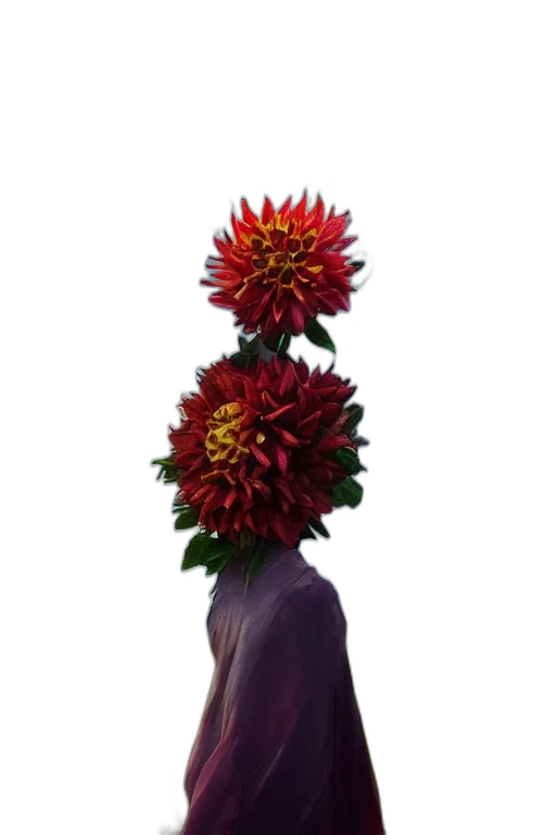 crown, flower, staff, hair, photorealistic, 3d render, concept art, pixel art transparent PNG cut-out