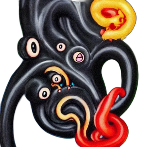 mask, creature, staff, jewelry transparent PNG cut-out