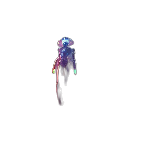creature, flower, robot, hair transparent PNG cut-out