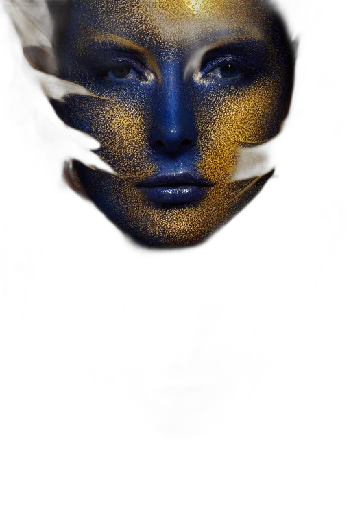 mask, face, crown, jewelry transparent PNG cut-out