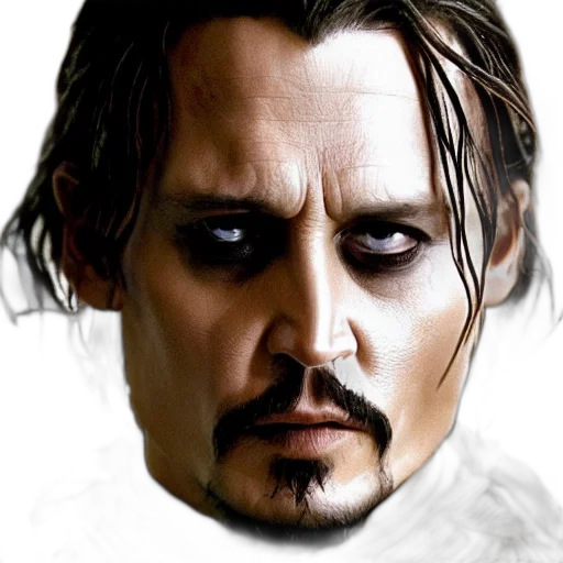 face, photorealistic, fantasy art, comic book art, concept art, symmetry, photograph, johnny transparent PNG cut-out
