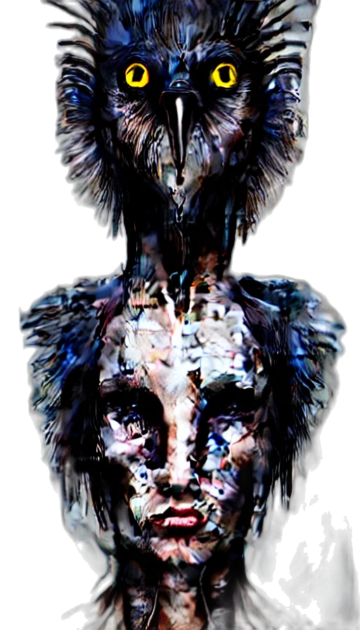 mask, face, creature, animal, concept art, fantasy art, cyberpunk, photorealistic transparent PNG cut-out