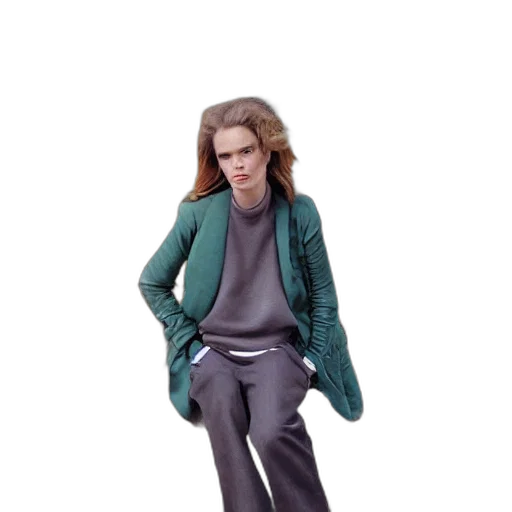 jacket, staff, dress, 3d render transparent PNG cut-out
