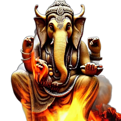 animal, fire, ultra, realistic transparent PNG cut-out