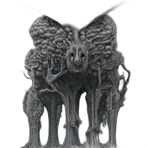 creature, dragon, mask, animal, concept art, fantasy art, 3d render, photorealistic transparent PNG cut-out