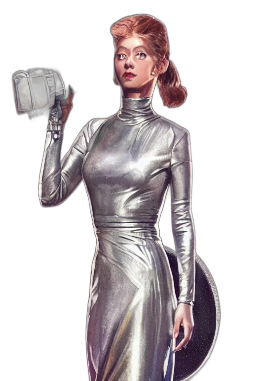 robot, staff, dress, weapon transparent PNG cut-out