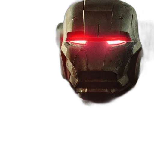 robot, mask, face, weapon transparent PNG cut-out