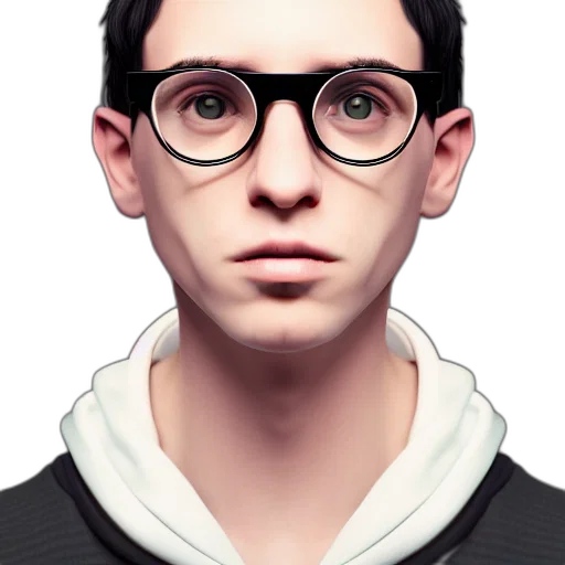 face, mask, jacket, staff transparent PNG cut-out