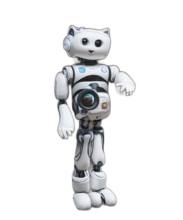 robot, 3d render, concept art, high transparent PNG cut-out