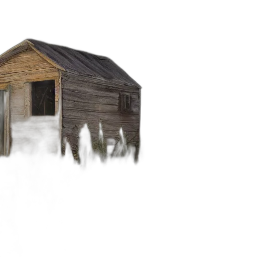 building, furniture, car, 3d render transparent PNG cut-out