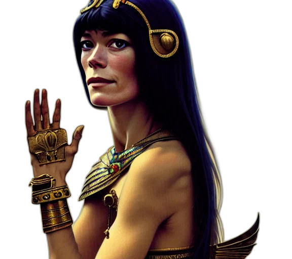 jewelry, face, fantasy art, concept art transparent PNG cut-out
