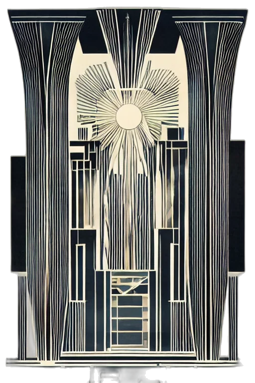 dress, furniture, crown, 3d render transparent PNG cut-out
