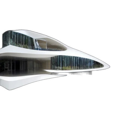 building, 3d render, concept art, photorealistic transparent PNG cut-out