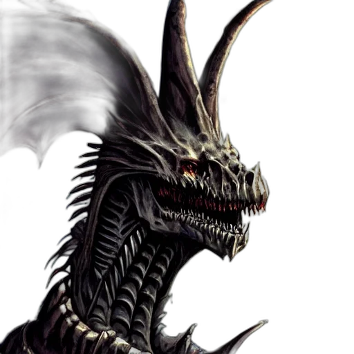 dragon, creature, animal, staff transparent PNG cut-out