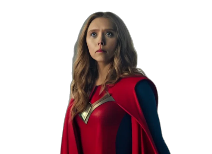 face, dress, staff, comic book art transparent PNG cut-out