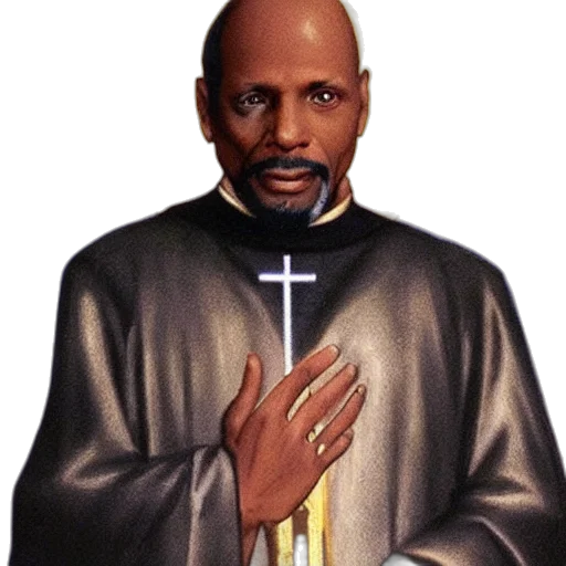 staff, photorealistic, cartoon, pixel art, concept art, commander, sisko, catholic transparent PNG cut-out