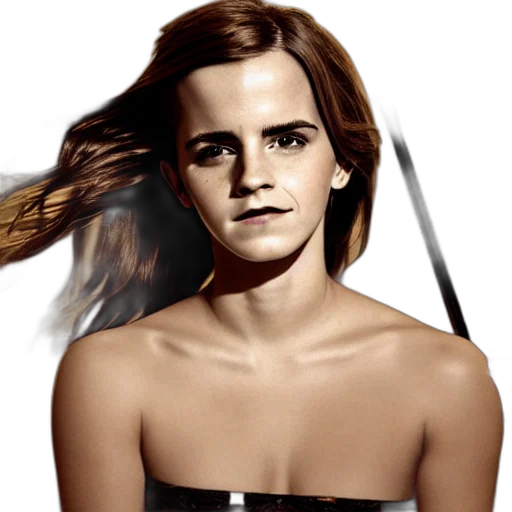 hair, face, jewelry, photorealistic, cartoon, concept art, comic book art, emma transparent PNG cut-out