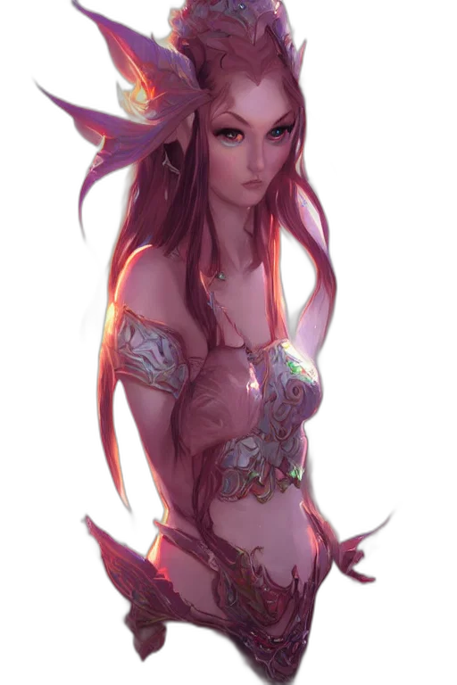 dress, jewelry, crown, fantasy art transparent PNG cut-out