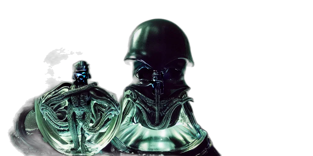 3d render, concept art, outer space, fuji transparent PNG cut-out