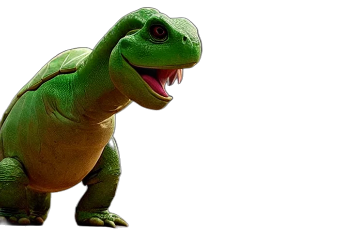 dragon, animal, creature, face, 3d render, photorealistic, concept art, green transparent PNG cut-out