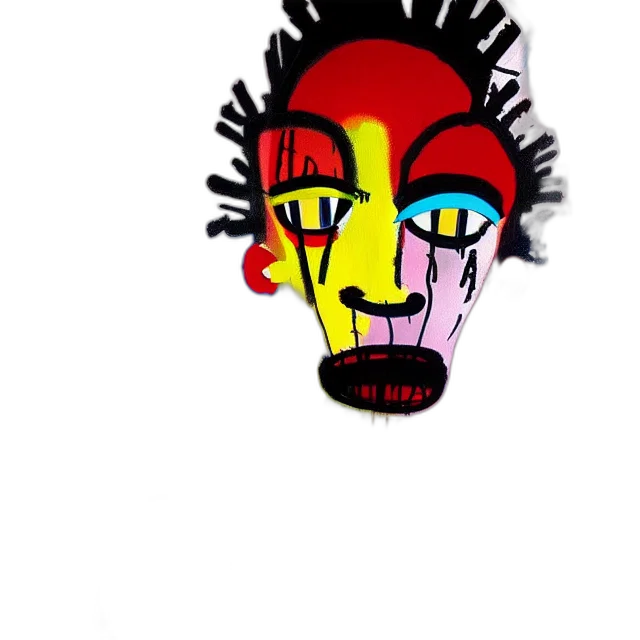face, mask, creature, staff transparent PNG cut-out