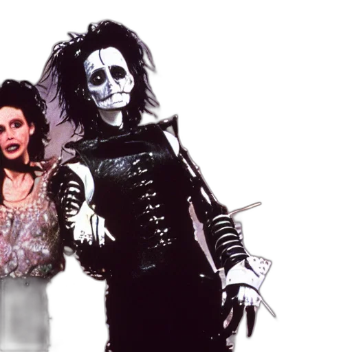 concept art, film, still, edward, scissorhands transparent PNG cut-out