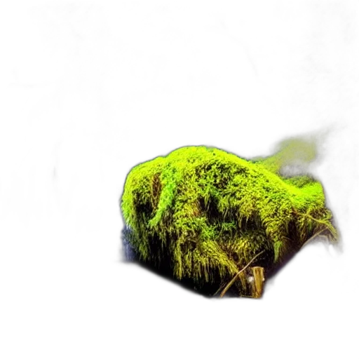 tree, animal, creature, hair, 3d render, photorealistic, concept art, pixel art transparent PNG cut-out