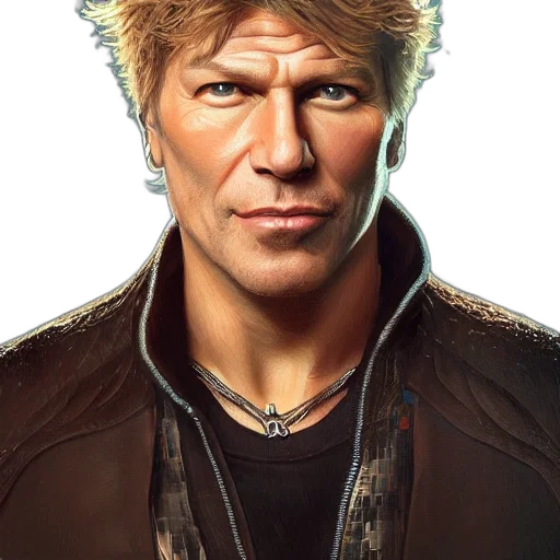 face, jacket, hair, photorealistic, fantasy art, comic book art, concept art, john transparent PNG cut-out