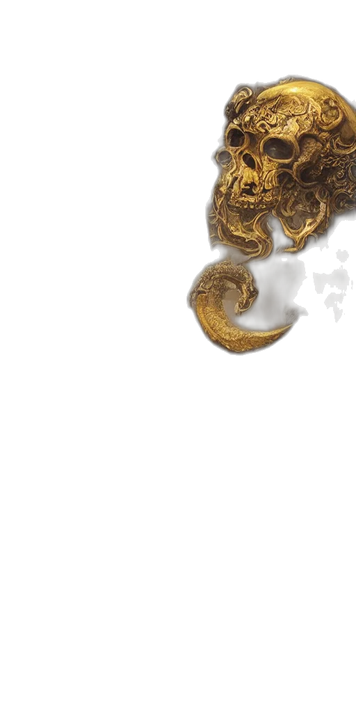 dragon, mask, jewelry, crown transparent PNG cut-out