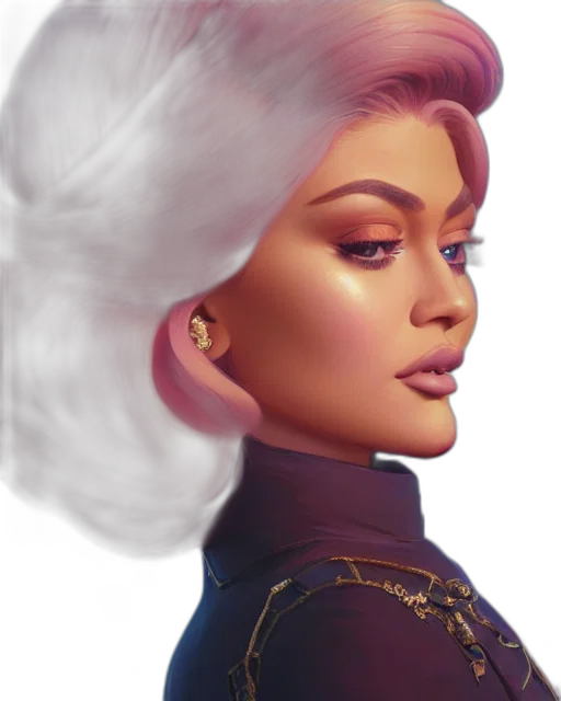 face, crown, jewelry, hair transparent PNG cut-out