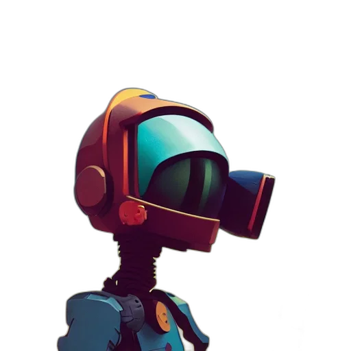 robot, mask, staff, face transparent PNG cut-out
