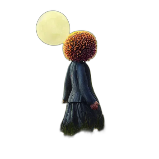 hat, hair, umbrella, dress transparent PNG cut-out