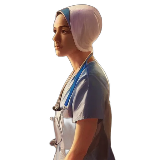 staff, face, dress, concept art transparent PNG cut-out