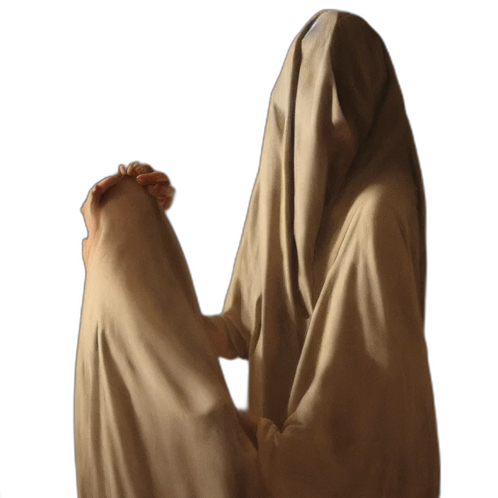 dress, jacket, mask, shoes transparent PNG cut-out