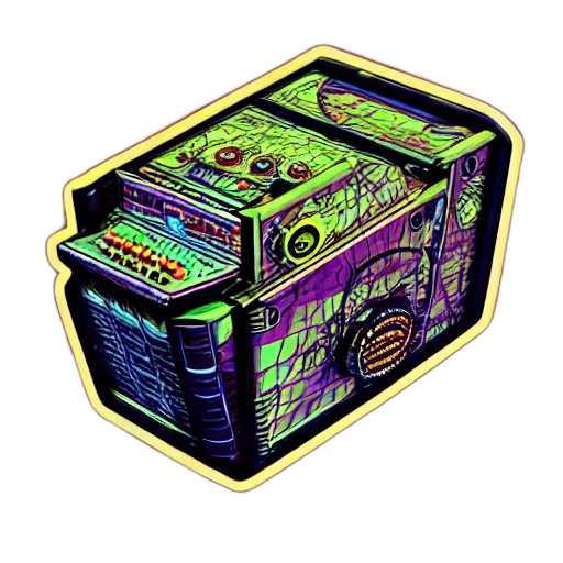 robot, jacket, cyberpunk, pixel art, concept art, vaporwave, neon lights, neon transparent PNG cut-out
